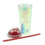 Copo Canudo Holográfico Com Tampa - Imagem 3