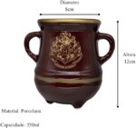 Caneca Caldeirão Hogwarts Geek Porcelana - Imagem 6