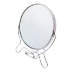 Espelho de Metal  com Base Articulado