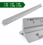 Escalímetro - Régua Triangular Metal 30cm - Imagem 4