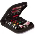 Kit Costura Viagem Com Acessórios Agulhas Linha Tesoura - Imagem 2