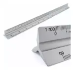 Escalímetro - Régua Triangular Metal 30cm