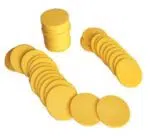 Ficha Plástica Colorida