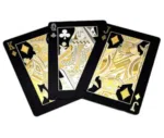 Baralho Preto e Dourado Caveira - Imagem 3