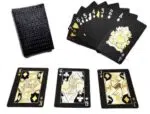 Baralho Preto e Dourado Caveira - Imagem 2