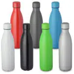 Garrafa fosca em aço inox com capacidade de até 750 ml