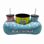 Kit Almofada e Balde de Pipoca Bob Esponja