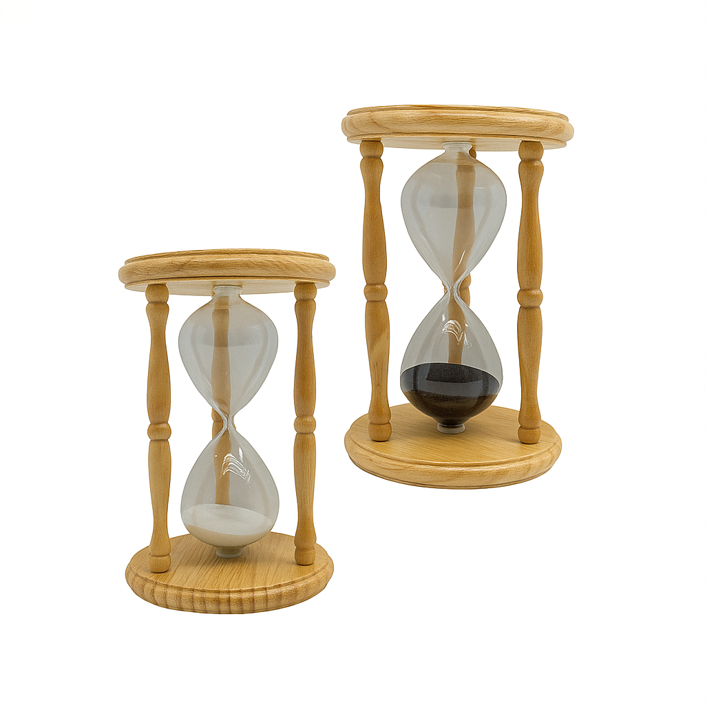 ChatGPT Image 31 de ago. de 2025, 16_51_01 Ampulheta Decorativa de Mesa - Imagem 1