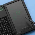 Calculadora Digital Dobrável com Bloco de Notas LCD 12 Dígitos - Imagem 3