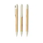 Caneta em Bambu e Plástico