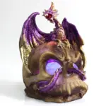 Dragão Caveira em Resina Decorativo