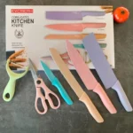 KIT FACAS E UTENSÍLIOS PARA COZINHA EM INOX COLORIDO - Imagem 4