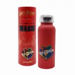 Garrafa Bubble Modelo Brasão Hogwarts em Inox 500ml