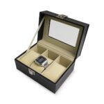 Porta-Relógios com 3 Divisórias