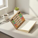 Bloco de Anotações com 5 Canetas