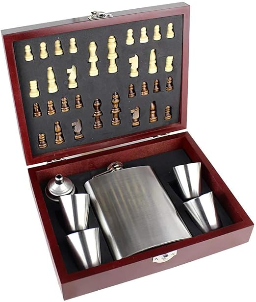 Kit Xadrez de Madeira