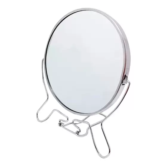 Espelho de Metal  com Base Articulado