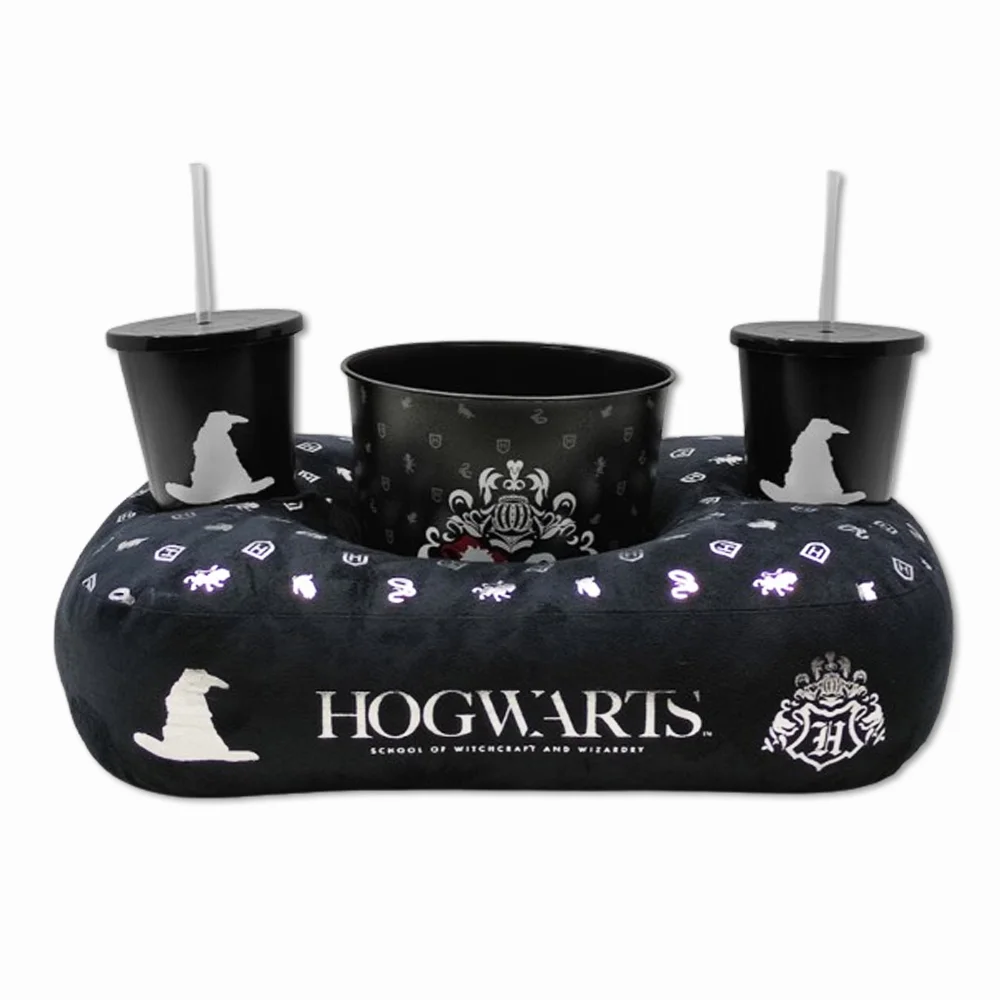 Kit Almofada e Balde de Pipoca Hogwarts
