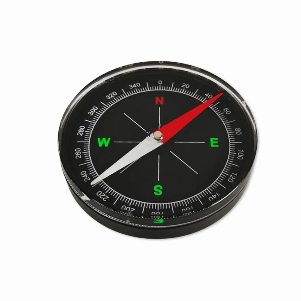 Bússola de Mão em Alumínio e Acrílico