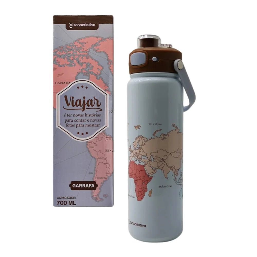 Garrafa Excallibur Modelo Viajar em Inox 700ml