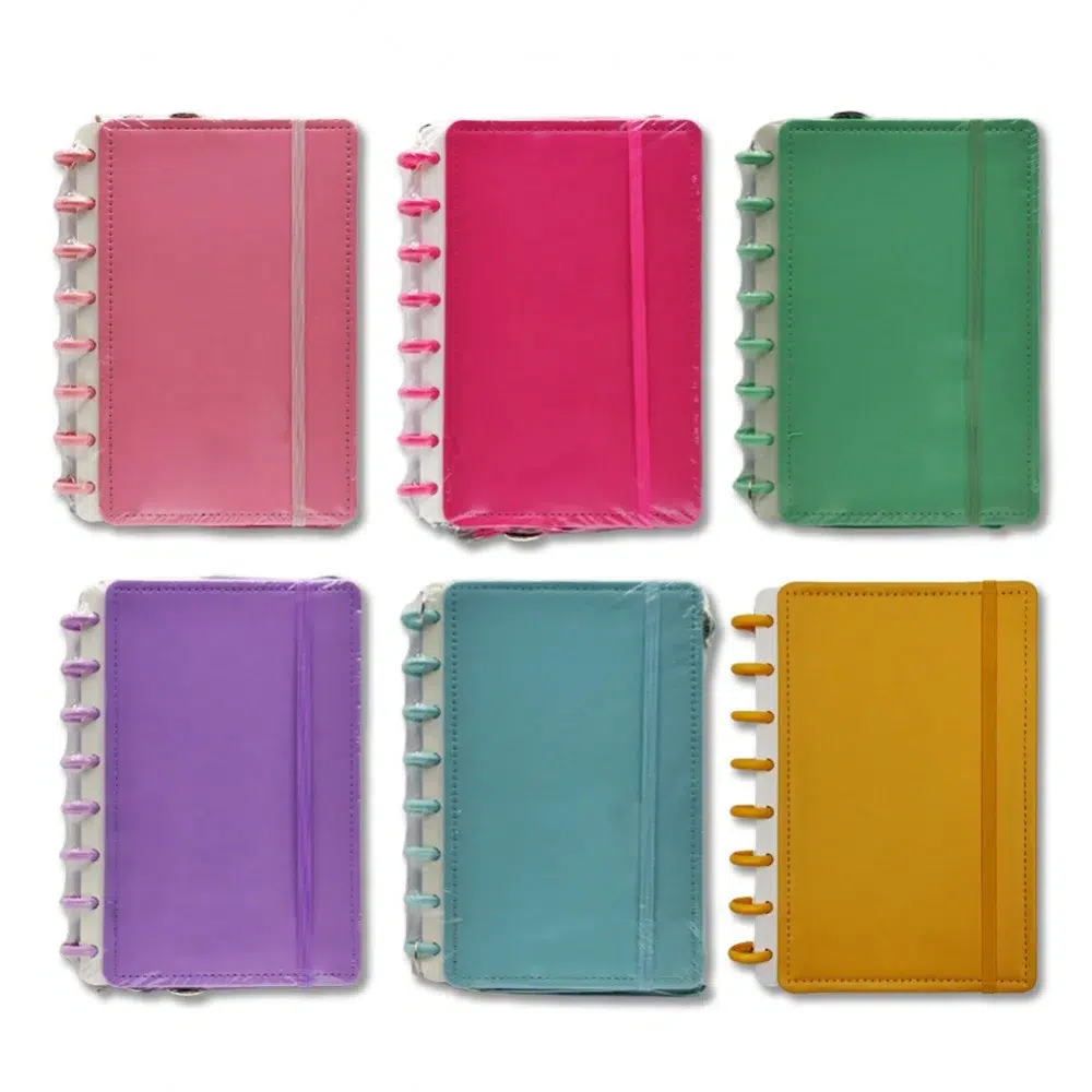 Caderno de Disco com folhas Quadriculadas