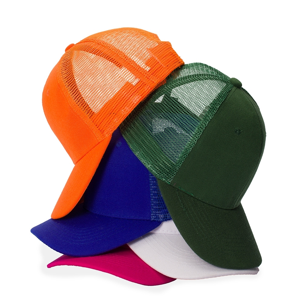 Boné Poliéster Aba Curva com Tela