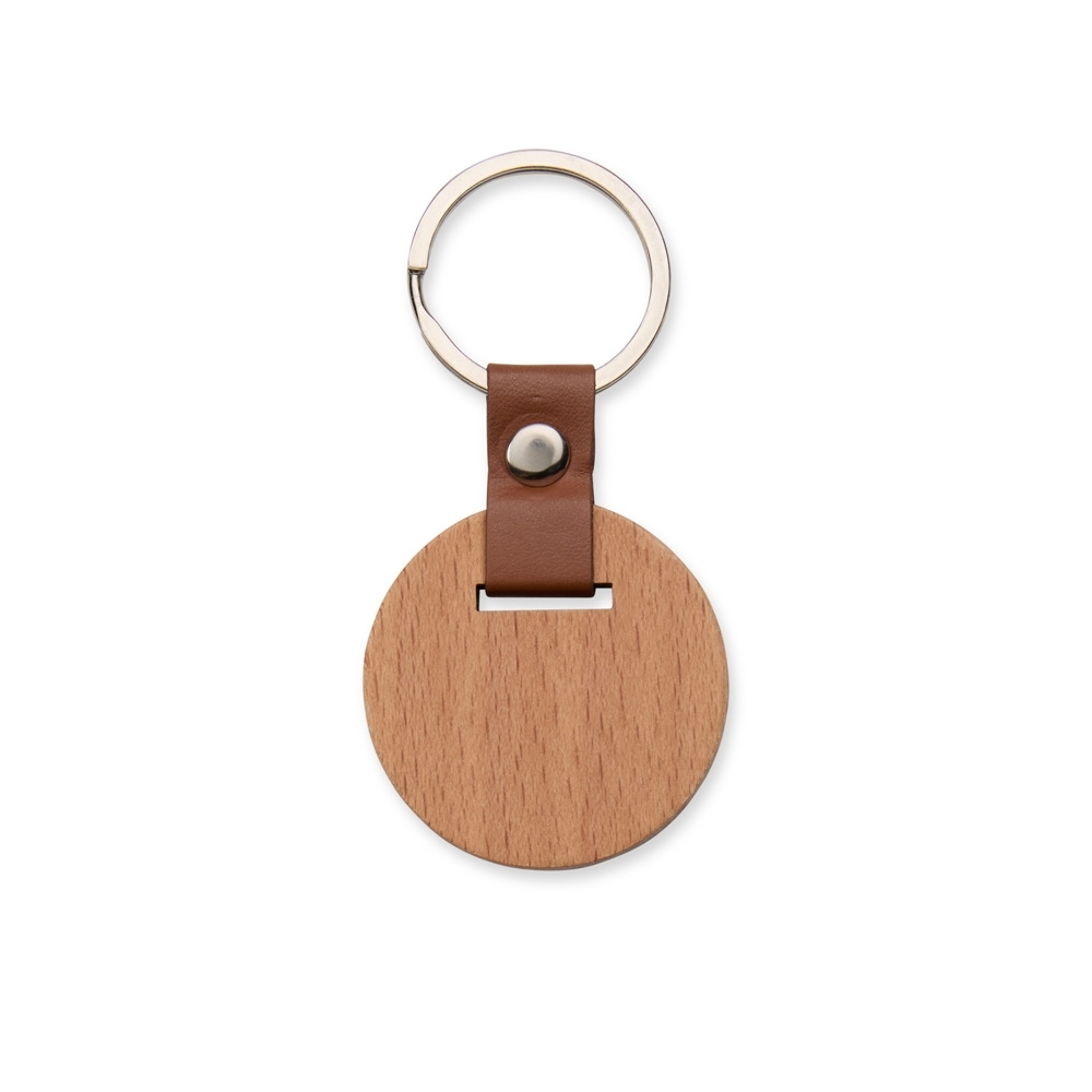 Chaveiro Madeira Redondo