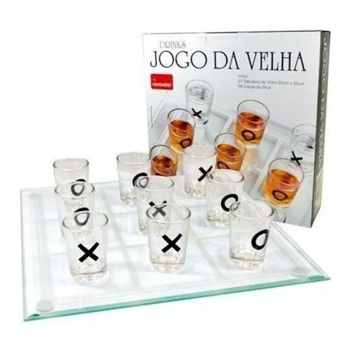 Jogo Da Velha com Copos Drink