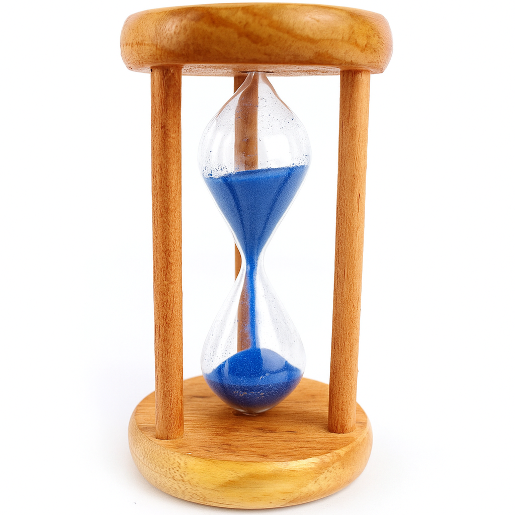 Ampulheta de Vidro 14cm