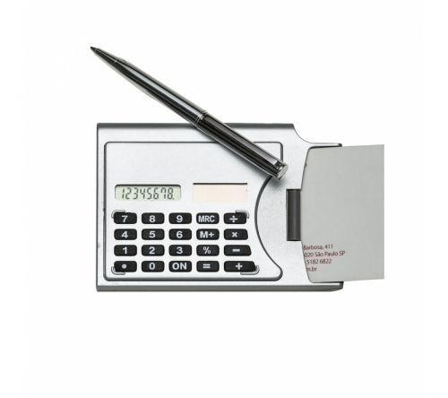 Calculadora com porta cartão 2084